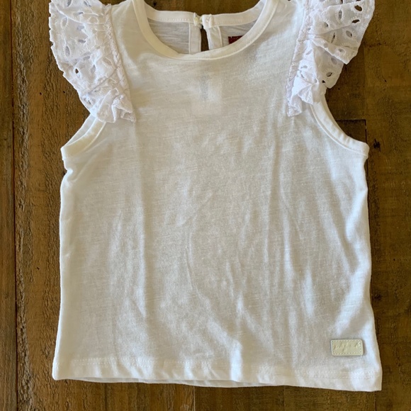 7 FOR ALL MANKIND GIRLS STRIPED TODDLER OVERALL - Picture 5 of 7